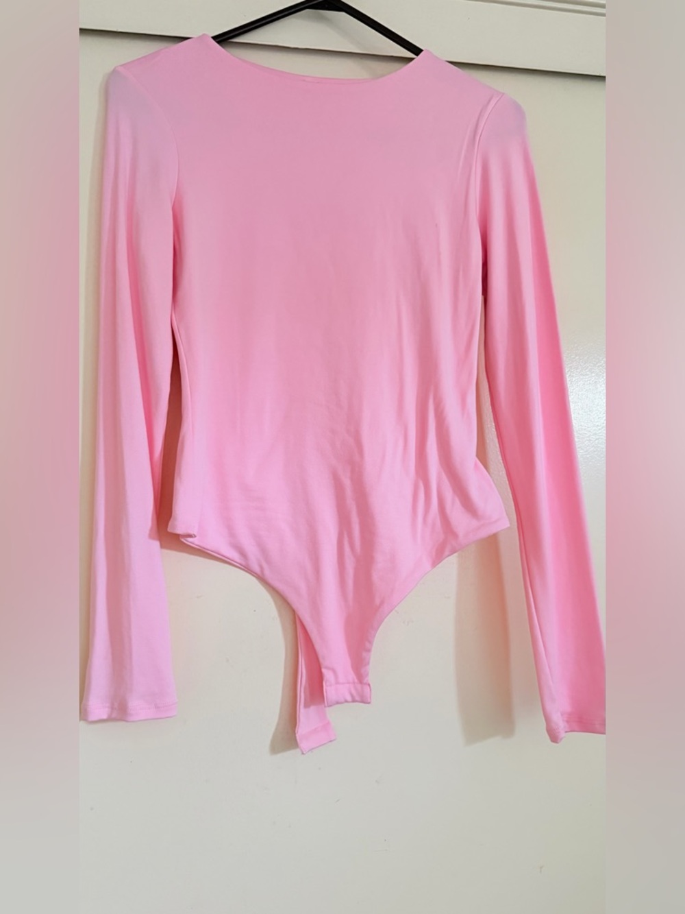 Long Sleeve Pink Bodysuit